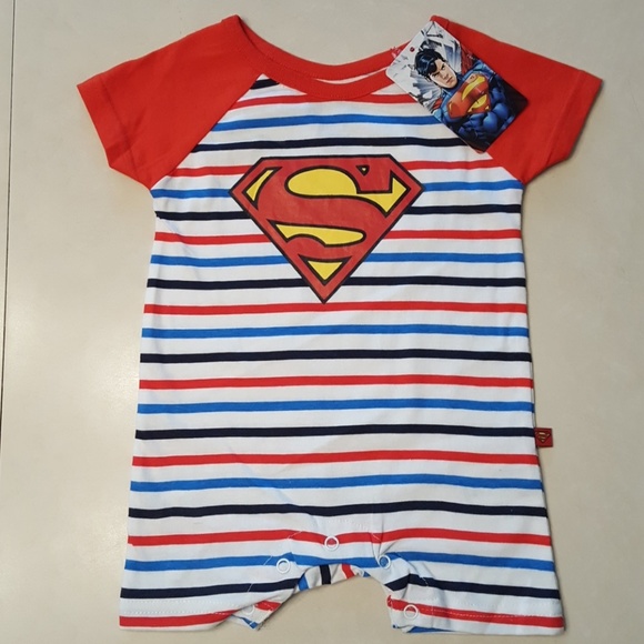 Baby Boy Superman Onesie - Picture 1 of 5